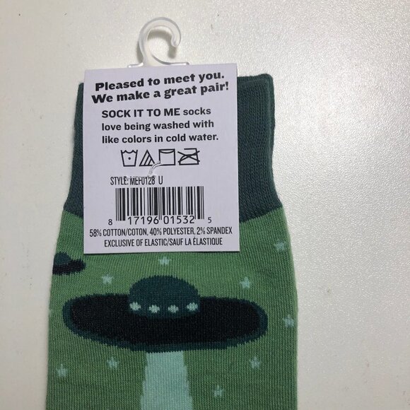 🛒 $8 - Sock It To Me I Believe Men's Crew Socks #2353 - Picture 4 of 4